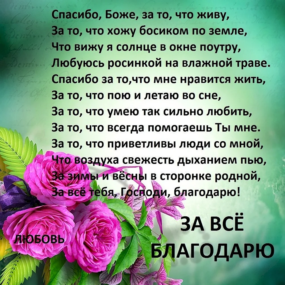 Слова благодарности женщине в стихах — 38 шт | Красивые открытки и картинки